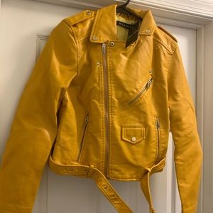 Mustard Moto Jacket